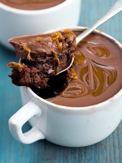 perfect cake - Chocolate pudding in a mug